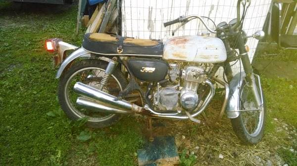 Original Blue Honda CB350F
