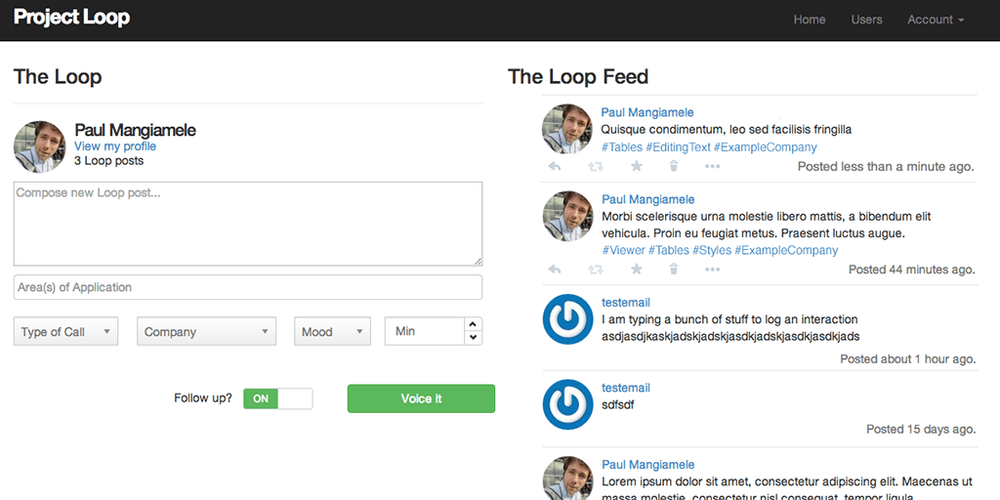 Project Loop Desktop Version 1