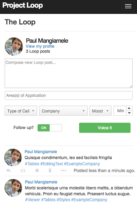 Project Loop Mobile Version