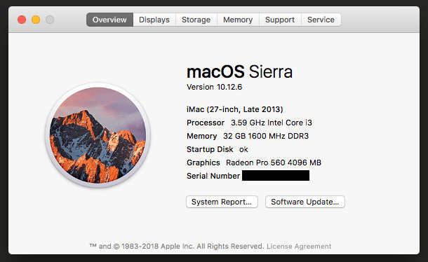 Hackintosh desktop specs